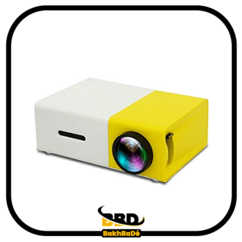 Vidéoprojecteur GENERIQUE Mini projecteur YG300 Mini Blanc/Jaune 1080P