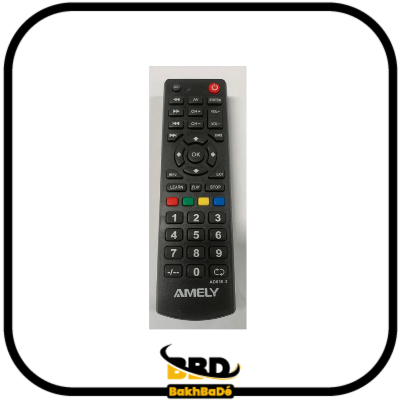 Télécommande universelle pour tv lcd/led- r5639 - contrôle 8m - noir